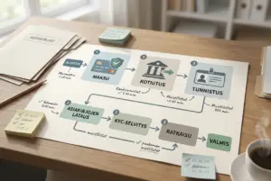 Kun maksu, kotiutus tai tunnistautuminen ei etene